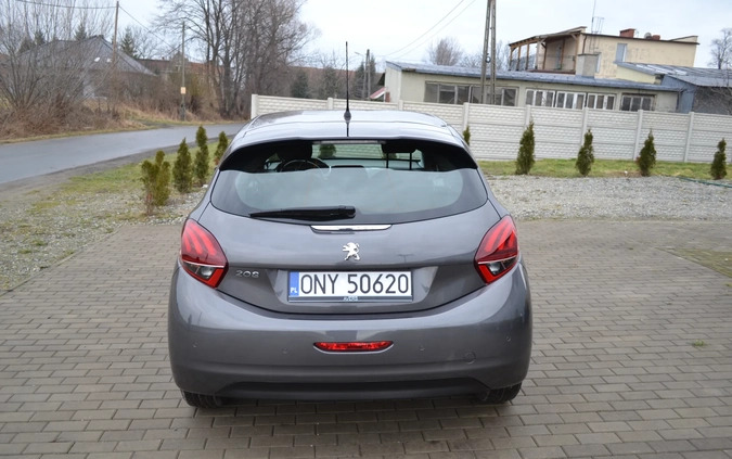 Peugeot 208 cena 33900 przebieg: 66808, rok produkcji 2018 z Leśnica małe 191